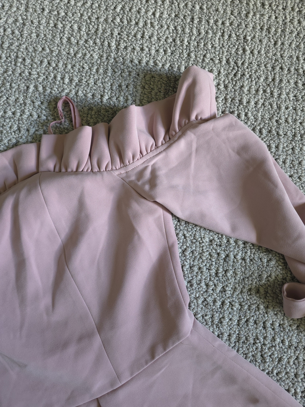 Two Sisters One-Shoulder Ruffle Peplum Top - Picture 13 of 16
